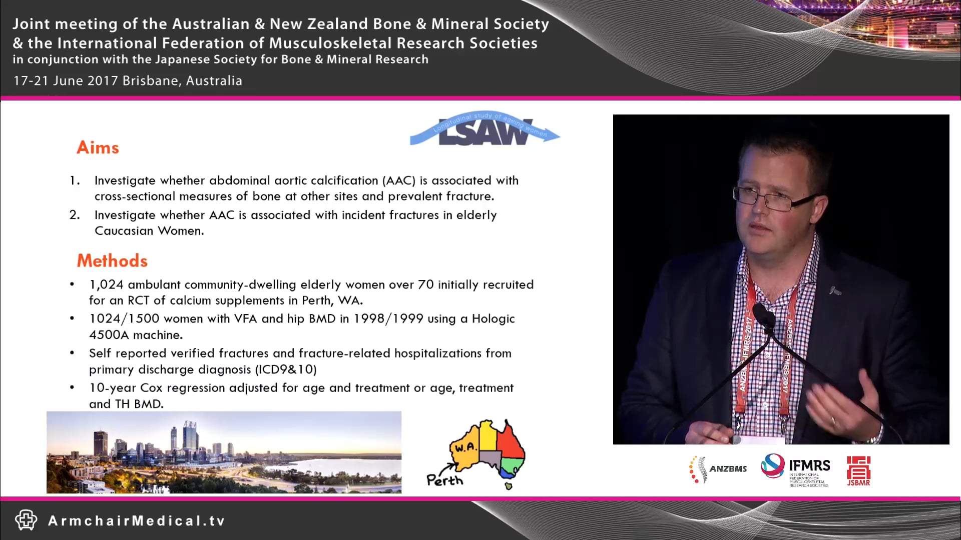 Association between abdominal aortic calcification, bone mineral density and fracture in elderly women Joshua Lewis