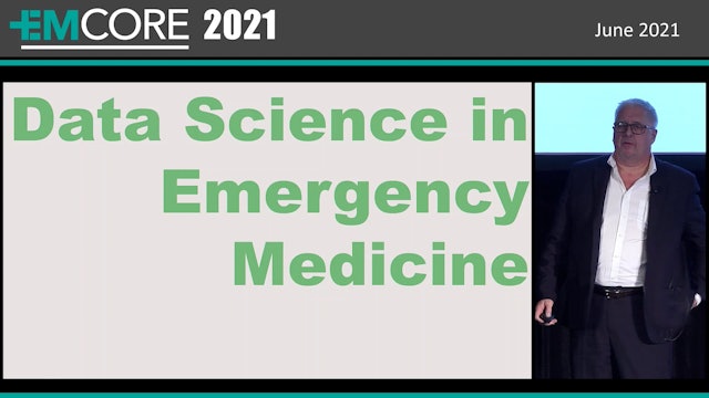 Data Science in Emergency Medicine A Prof Paul Middleton