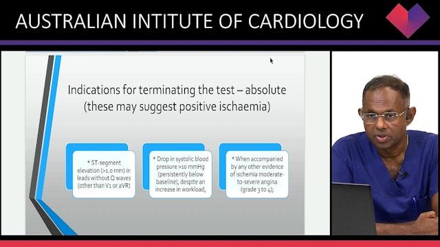 Investigation of coronary ischemia - Exercise Stress Testing Prof Rohan Jayasinghe