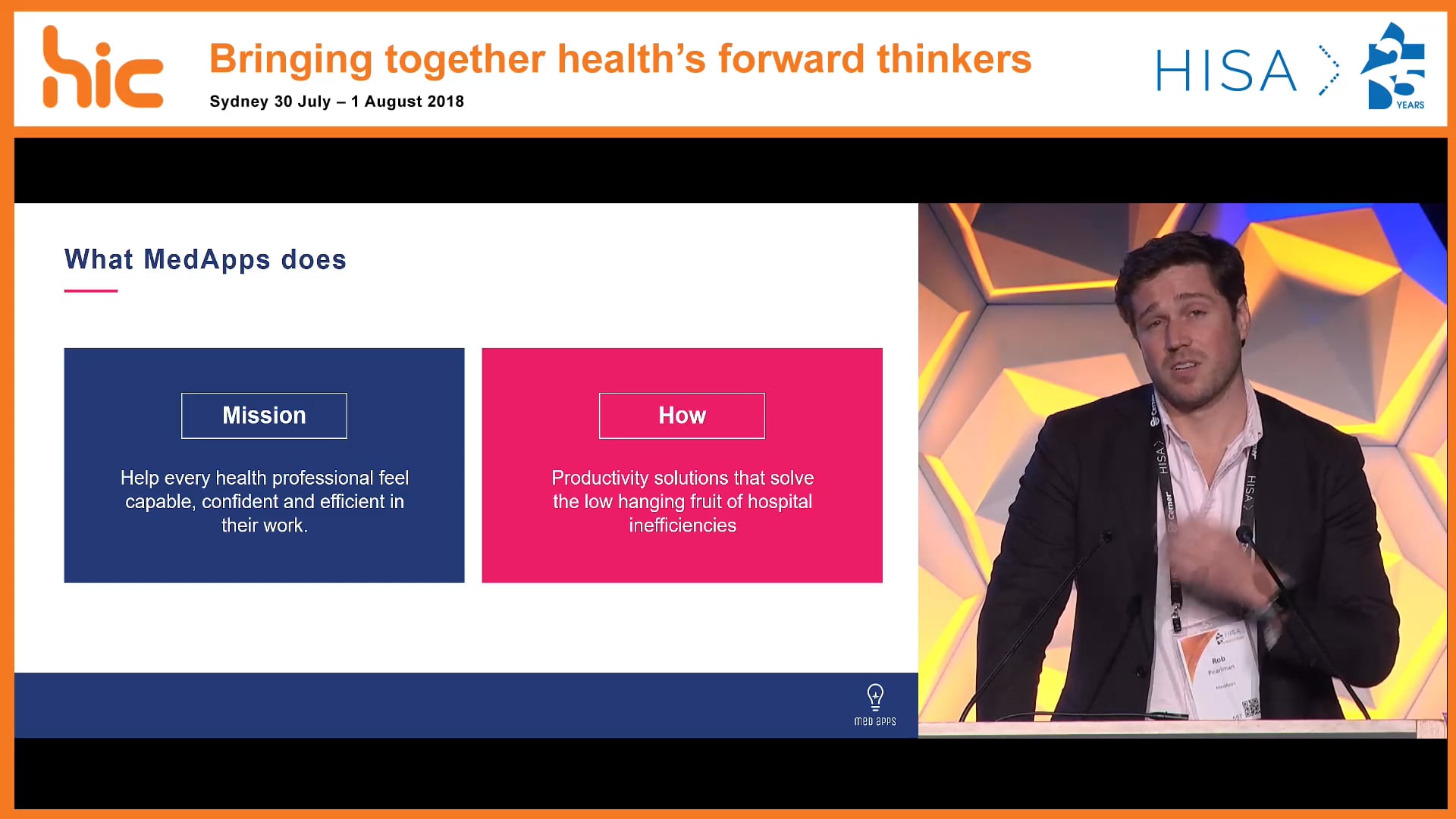 A 3 year experience Design, engagement and data in clinician focused apps Dr Rob Pearlman
