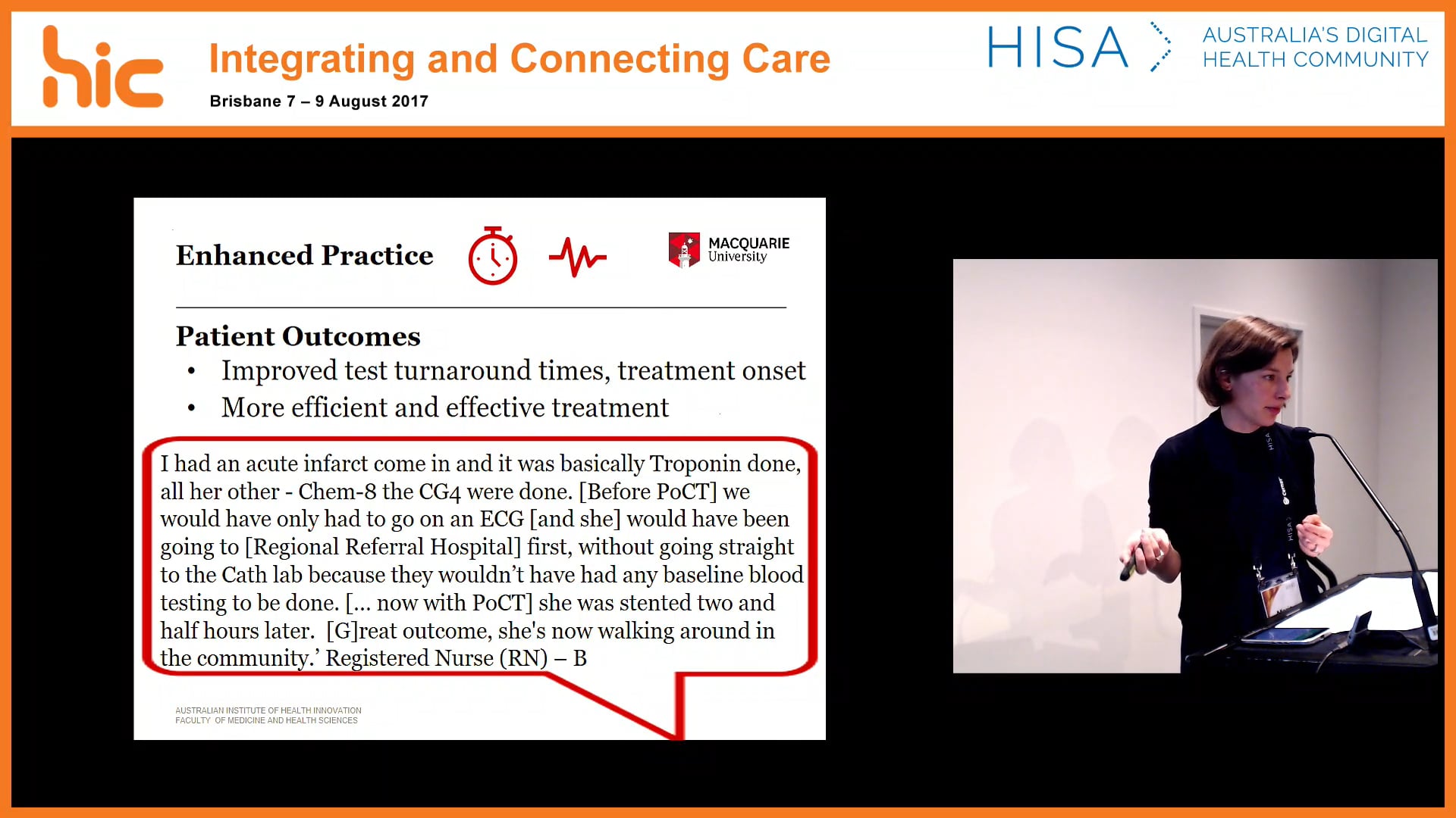 Point-of-care testing across rural and remote emergency departments in Australia Staff perceptions of operational impact Dr Maria Dahm