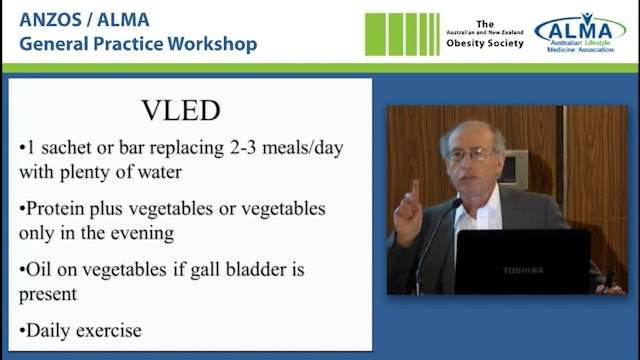 Meal replacements and very low energy diets Prof Joe Proietto