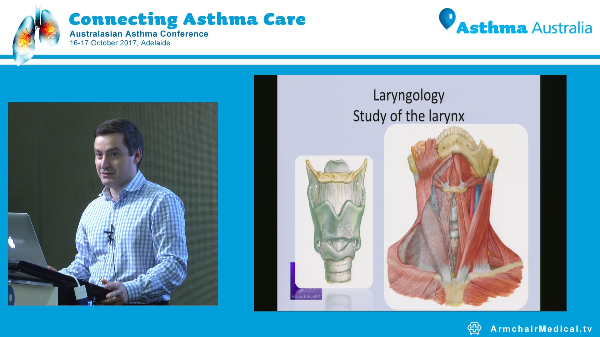 Laryngeal causes which present with symptoms of cough, wheeze or shortness of breath Theo Athanasiadis