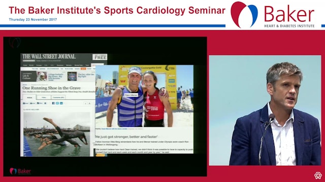 An Ironman dies suddenly, is exercise the cause Assoc Prof André La Gerche