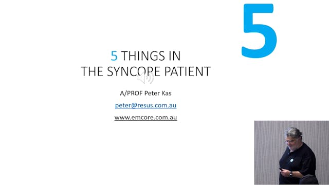 Syncope Dr Peter Kas