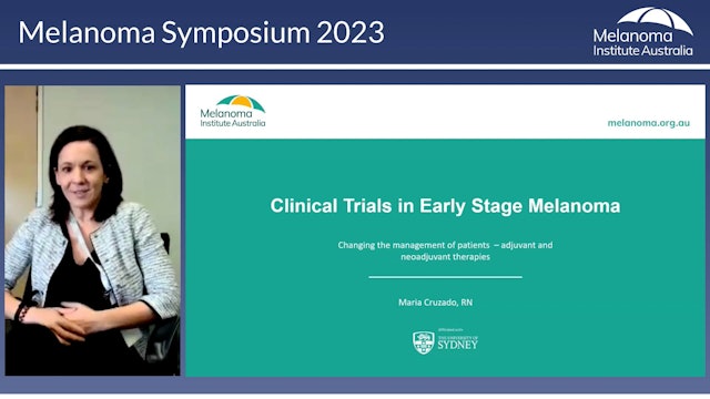 Clinical trials in early stage melanoma Maria Cruzado