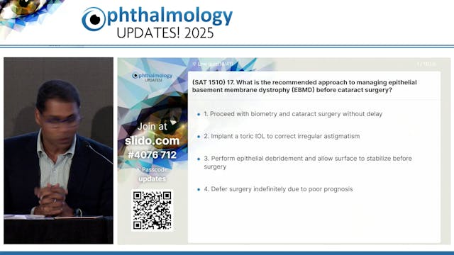 Cataract surgery in corneal patients ...