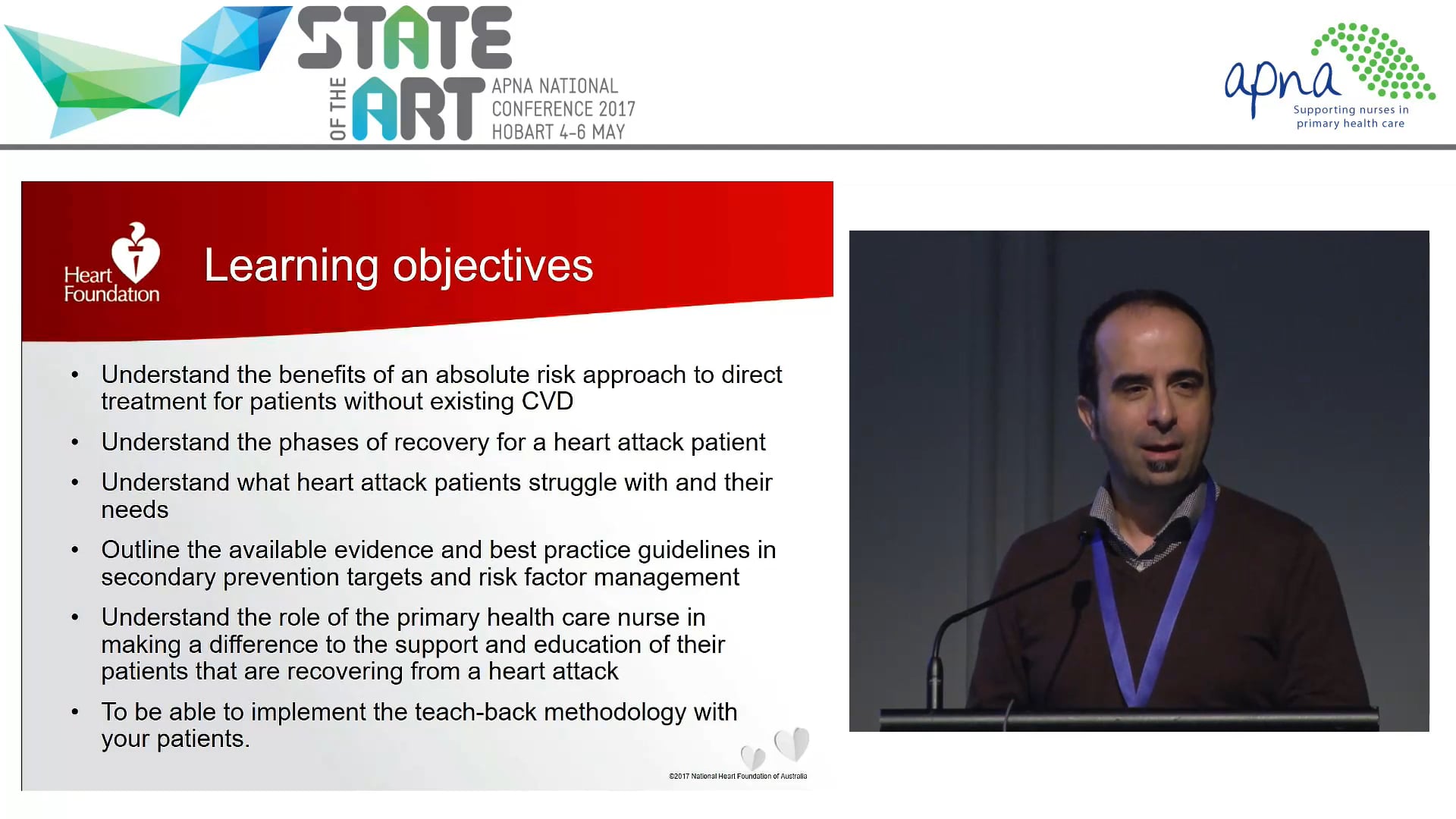 Heart Health Life after a heart attack Presenter Harry Patsamanis & Tracey Bucki Part 1