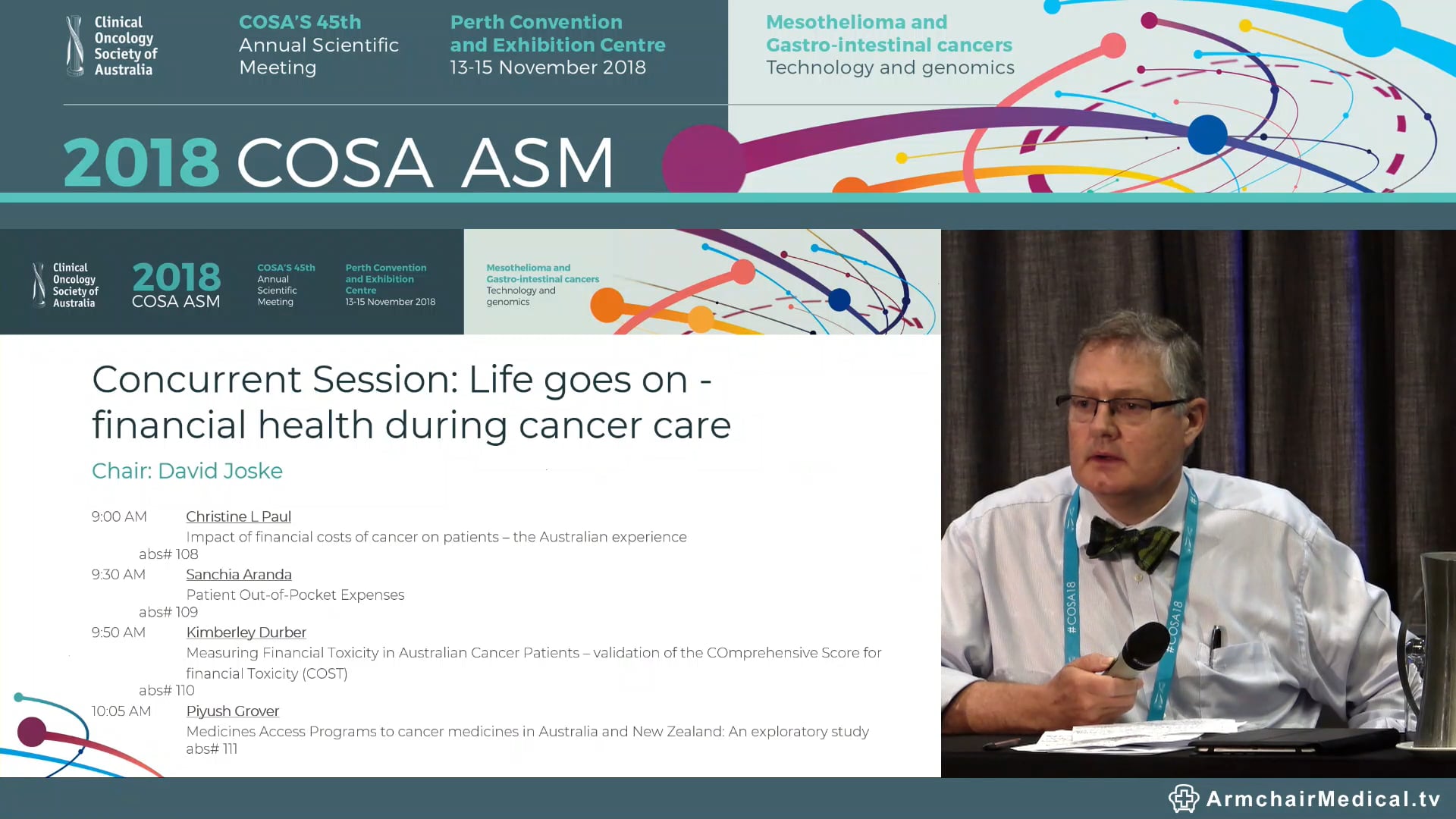 Life goes on - financial health during cancer  care Panel Discussion