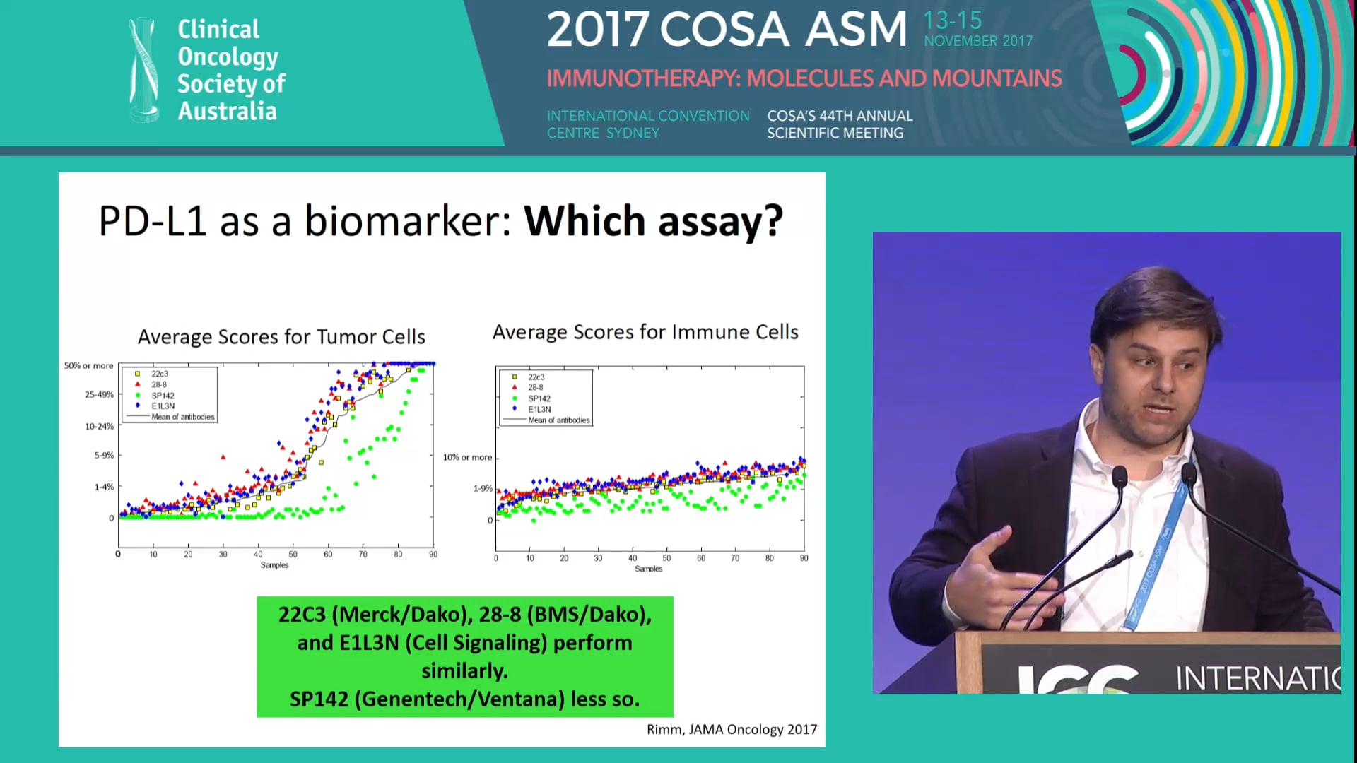 Patient selection and biomarkers for immunotherapy in lung cancer Matthew D. Hellmann