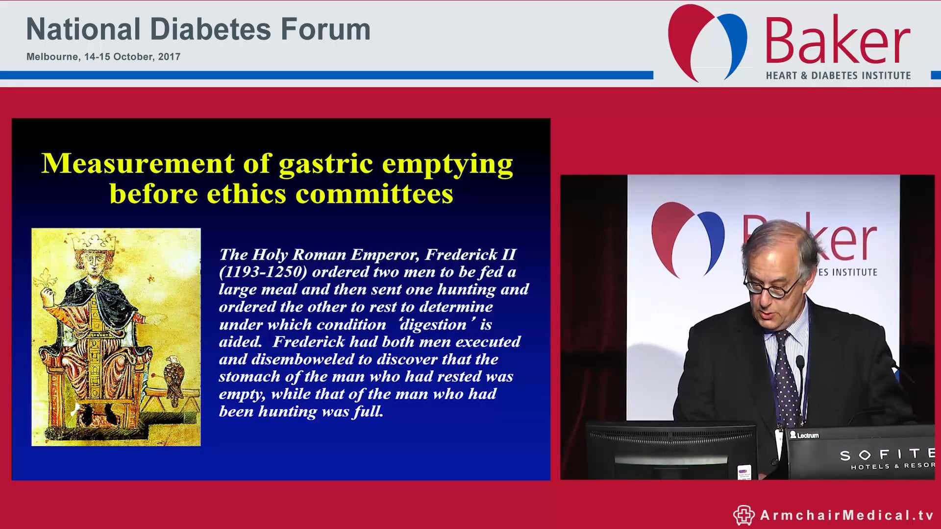 Gastric emptying and glycaemic control in diabetes Prof Michael Horowitz