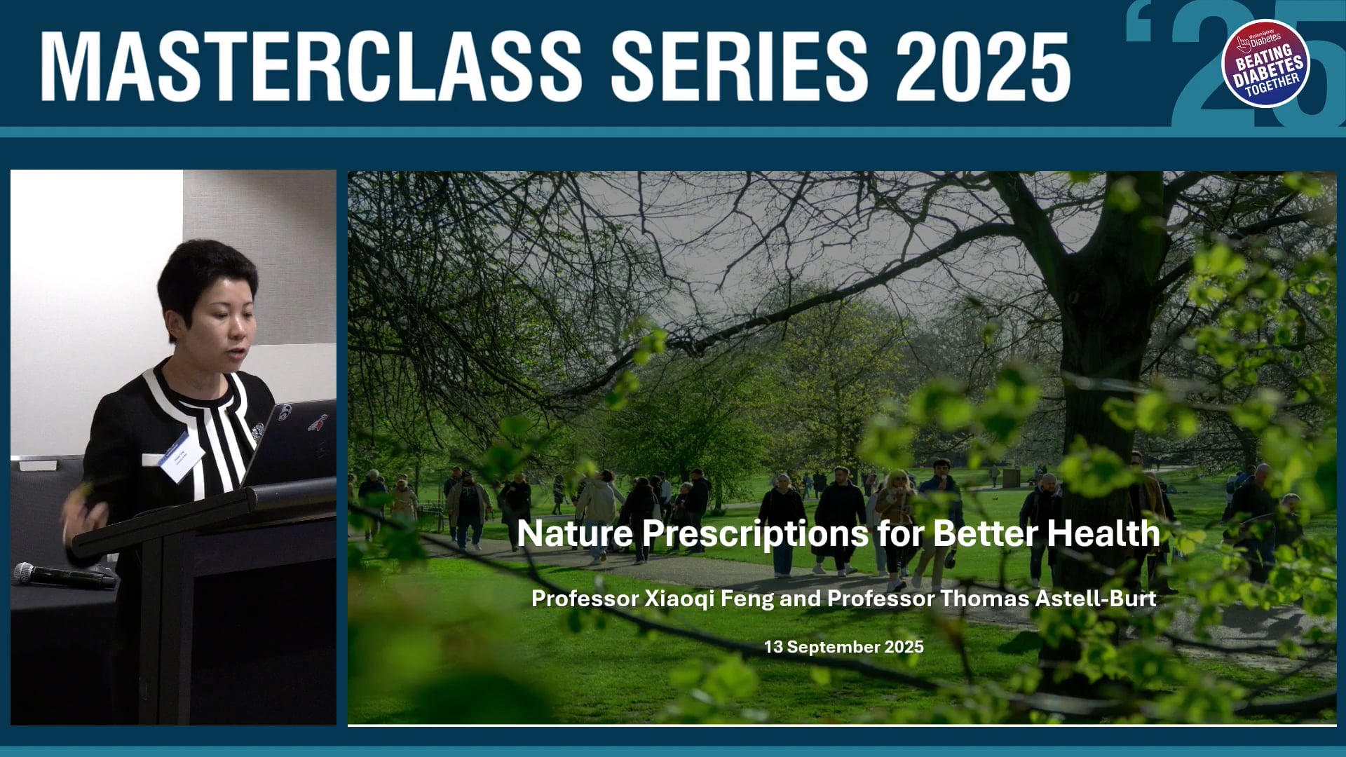 Nature prescription Professor Xiaoqi Feng, Professor Thomas Astell-Burt