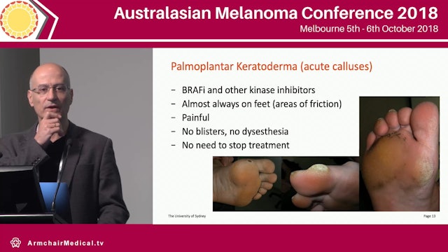 Dermatological Issues with systemic therapy Pablo Fernandez-Penas