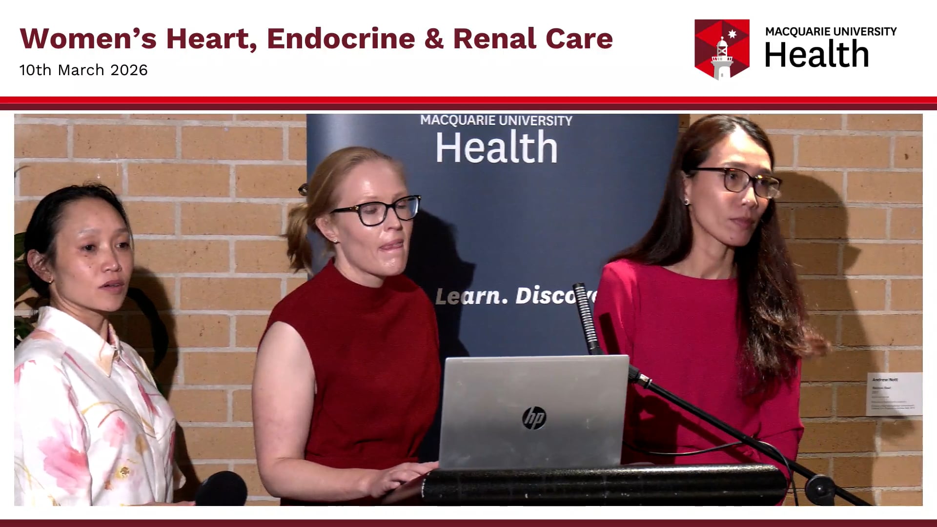 Women's health Cardiology, Renal and Endocrine Panel discussion