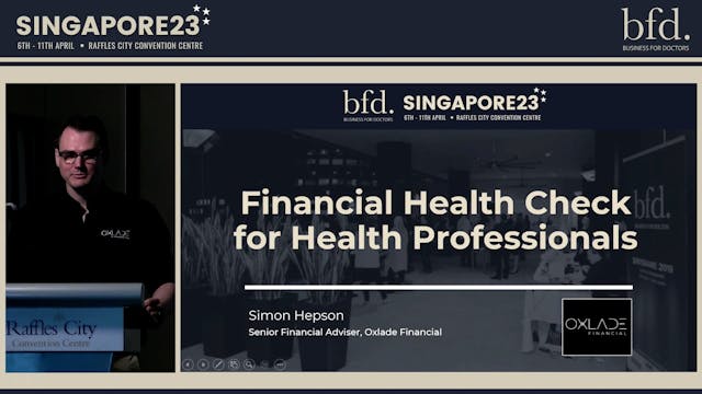 Financial health check for health pro...