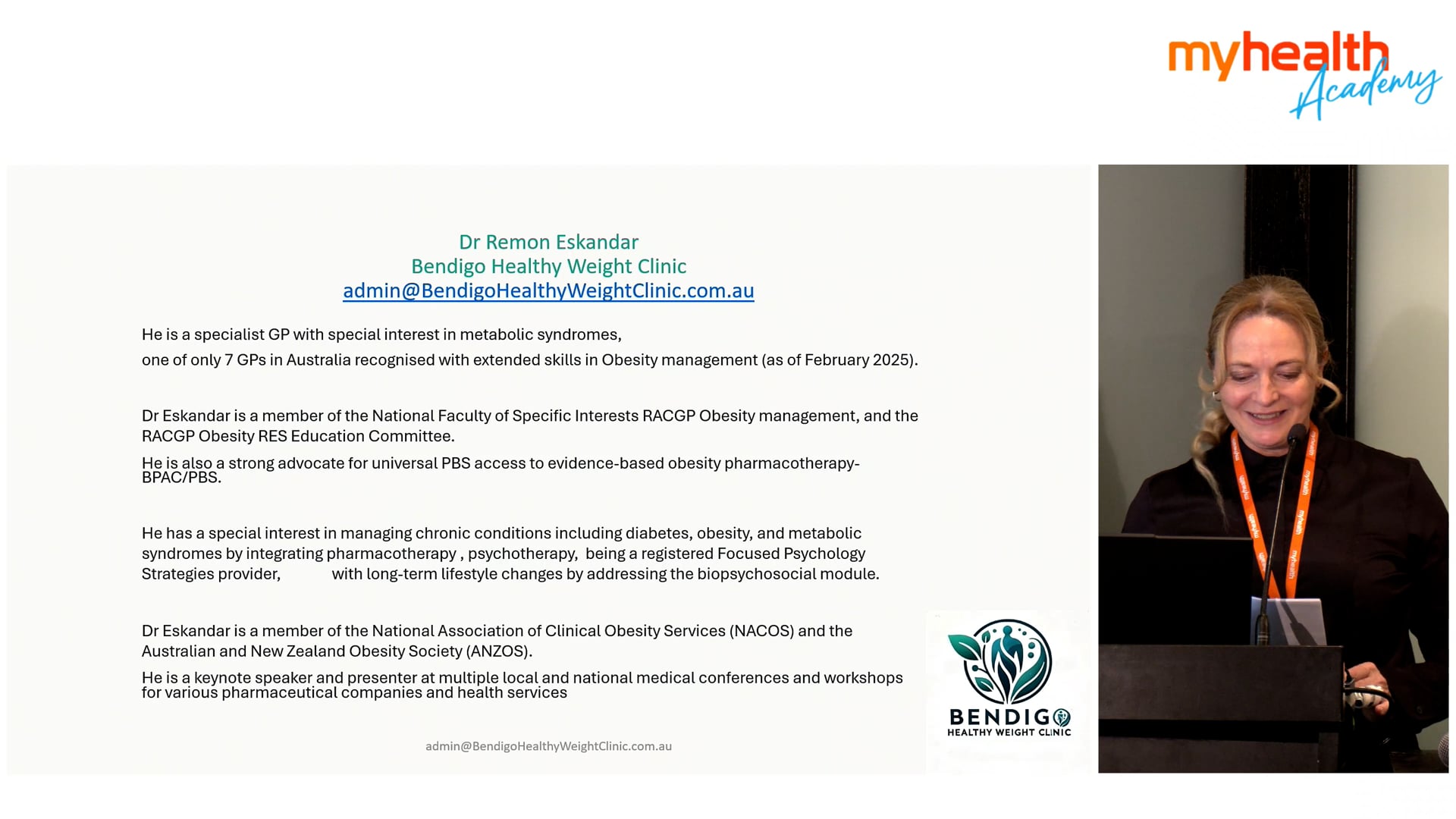 Obesity, Metabolic Syndrome and Hormonal Decline - Addressing Menopause and testosterone Deficiency with Obesity Dr Remon Eskander
