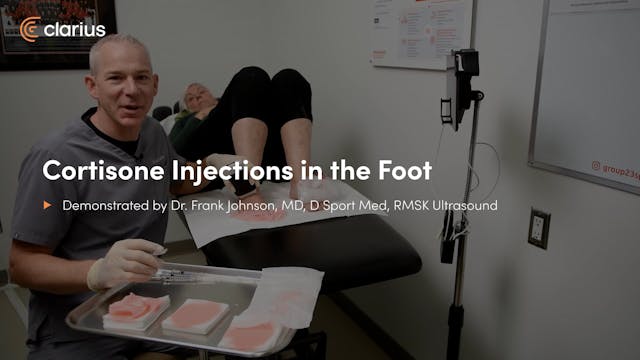 Cortisone Injections in the Foot