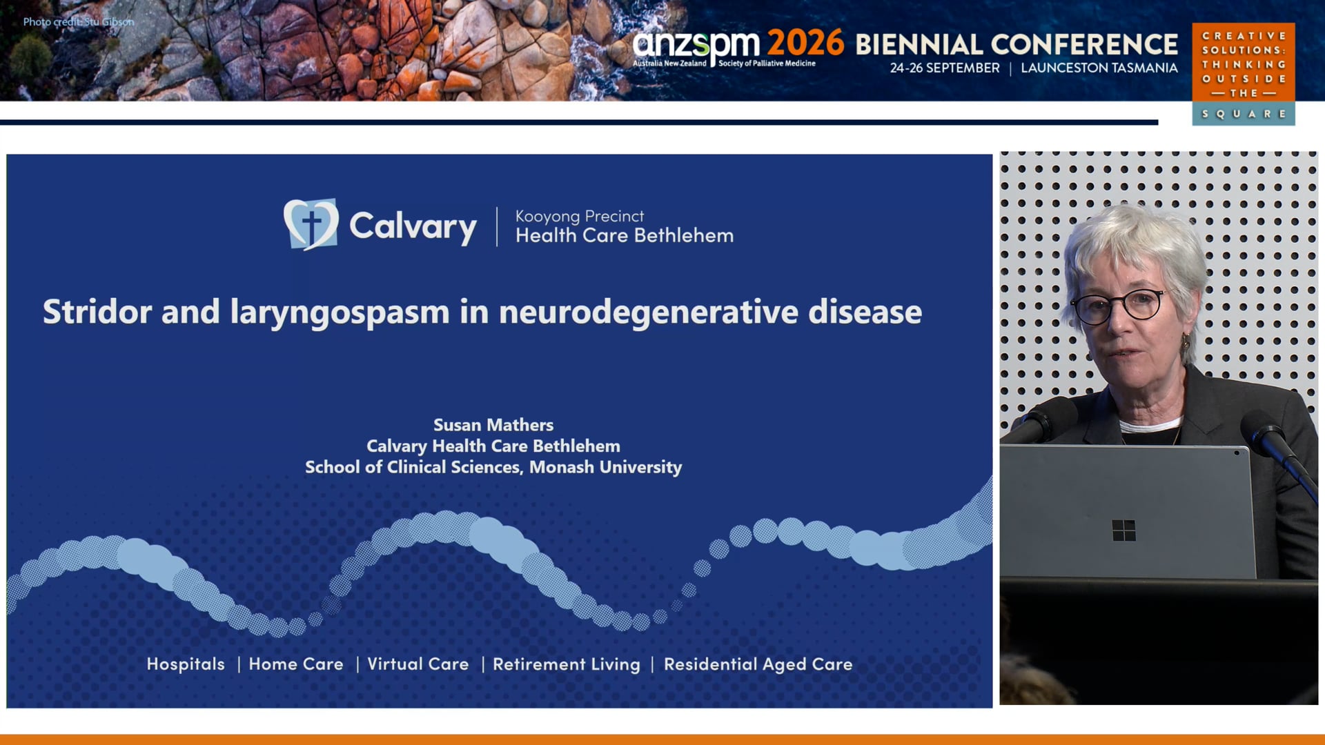 Stridor and laryngospasm in neurodegenerative disease Susan Mathers