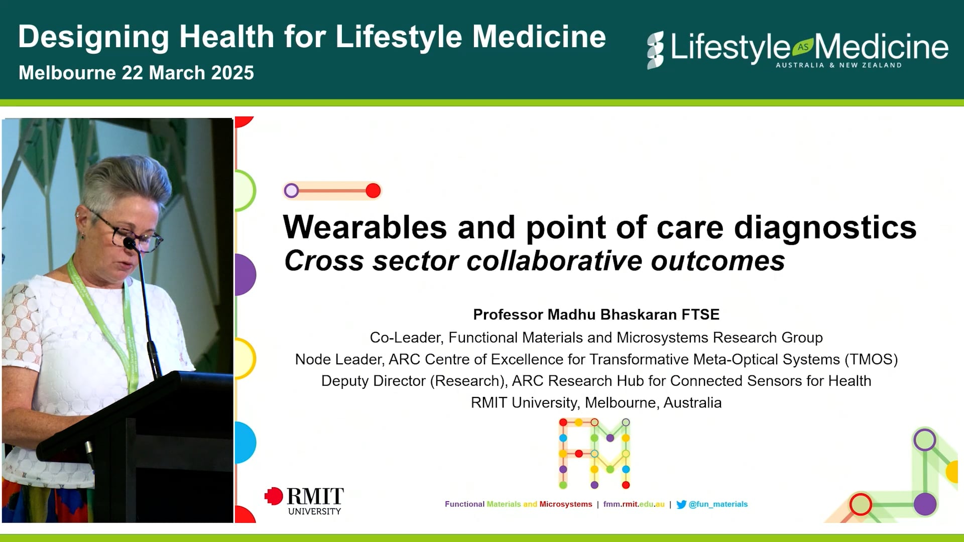 Wearables and point of care diagnostics Professor Madhu Bhaskaran