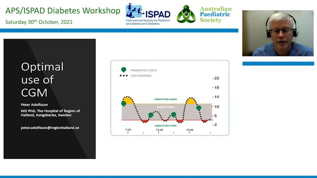 Optimal Use of CGM Prof Peter Adolfsson