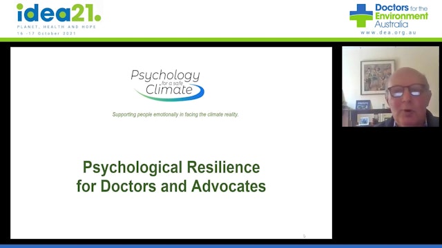 Psychological Resilience for Doctors and Advocates