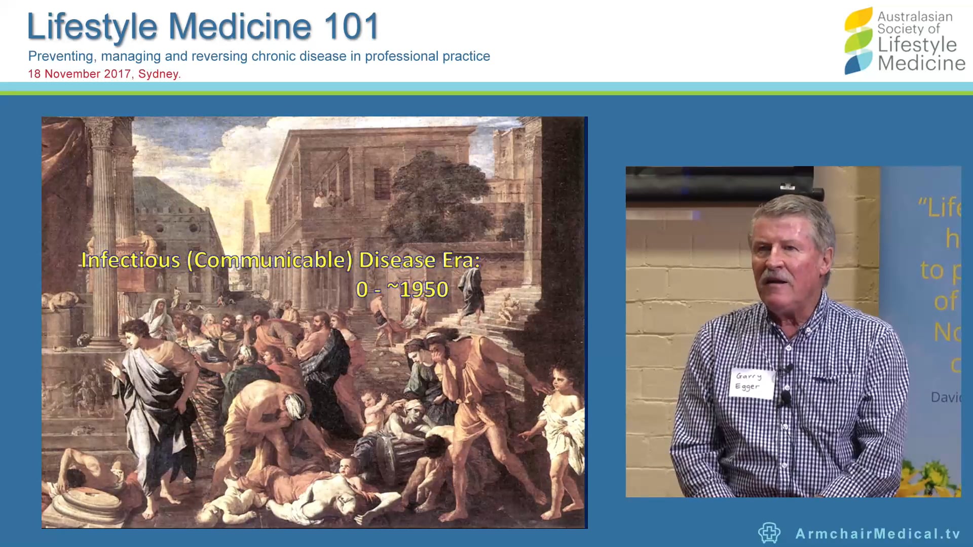 Lifestyle Medicine Introduction Prof Garry Egger AM, MPH, PhD, MAPS