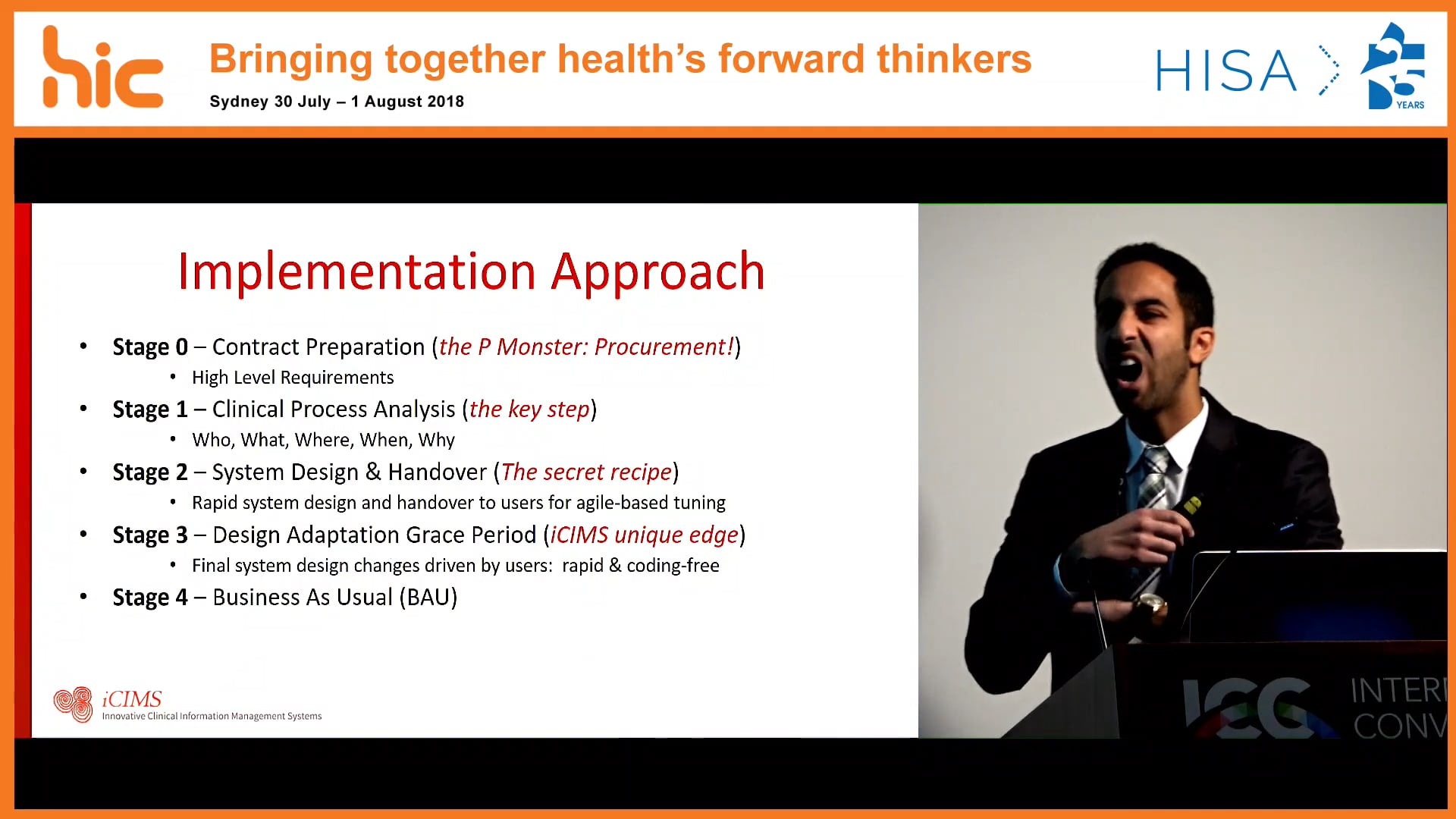 12 Months of immediate adaptability Outcomes from an oncology system implementation Ali Besiso