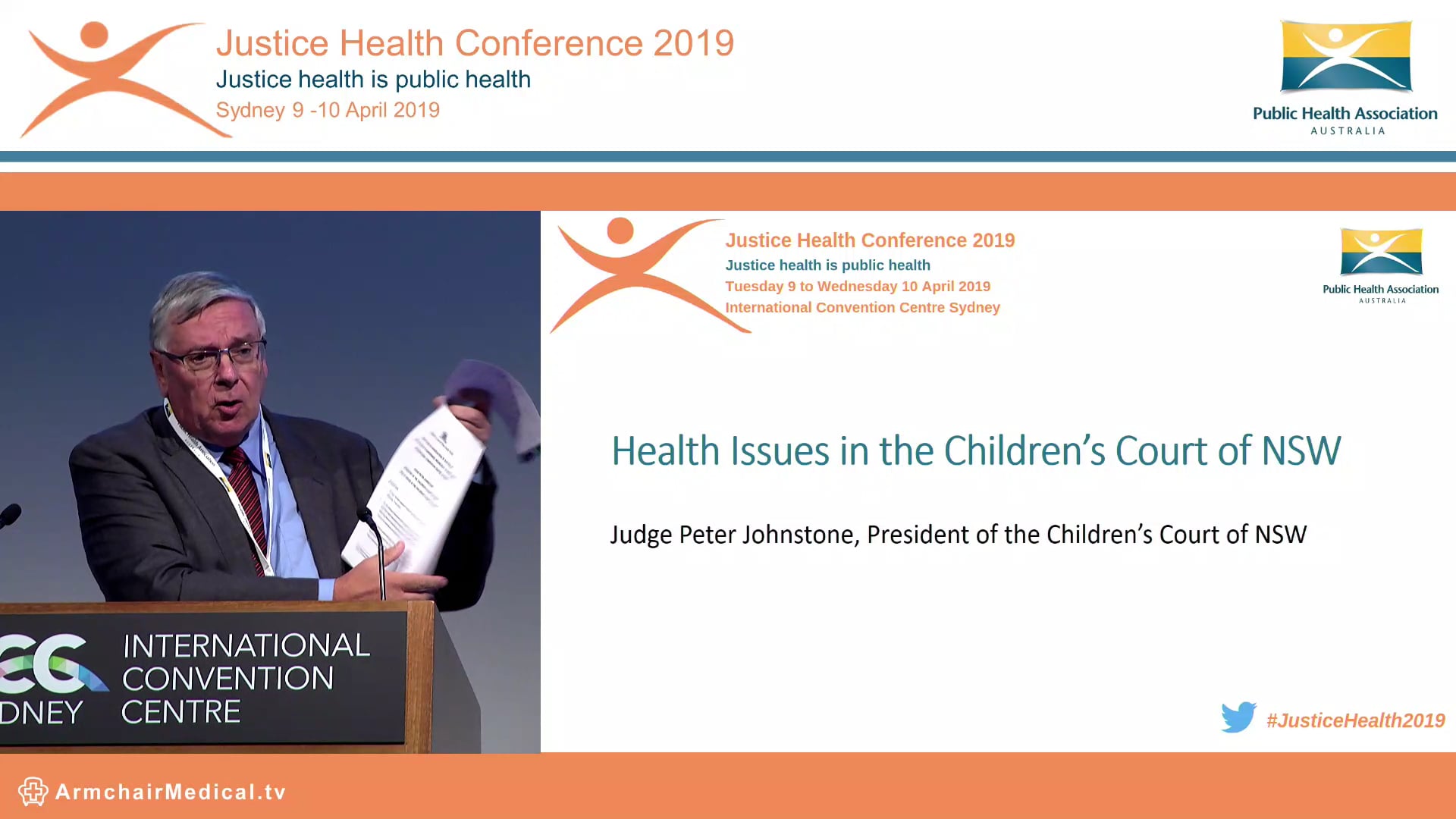 Health issues in the Children's Court of NSW Judge Peter Johnstone