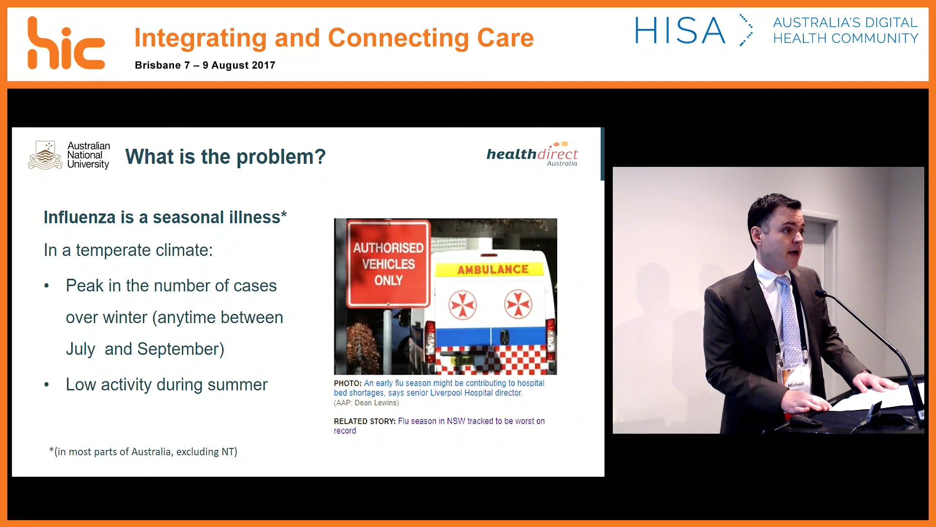 Forewarning healthcare practitioners - how telephone and digital data can predict illness in the community Dr Michael Araco