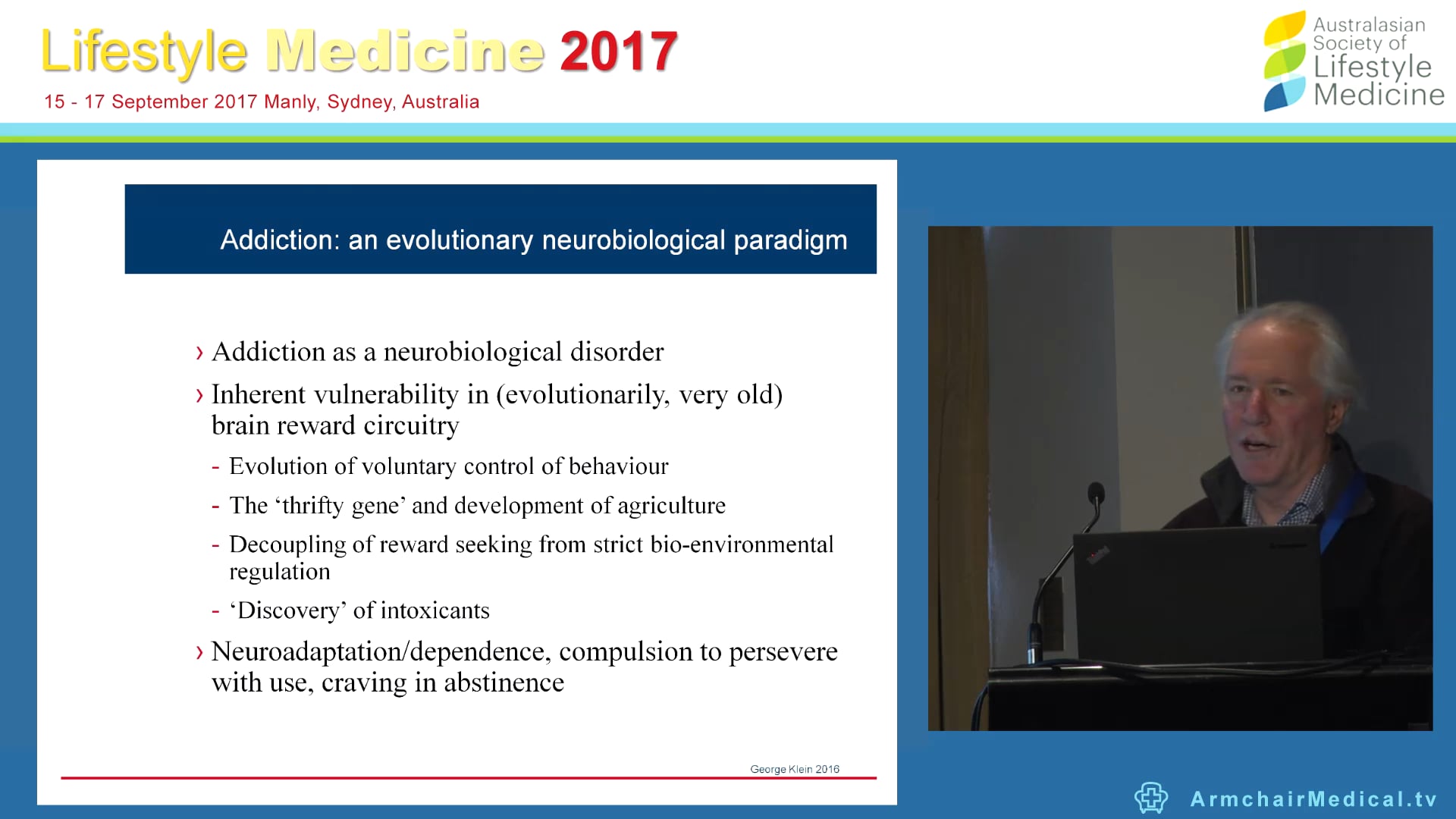 Bases of addiction Goerge Klein