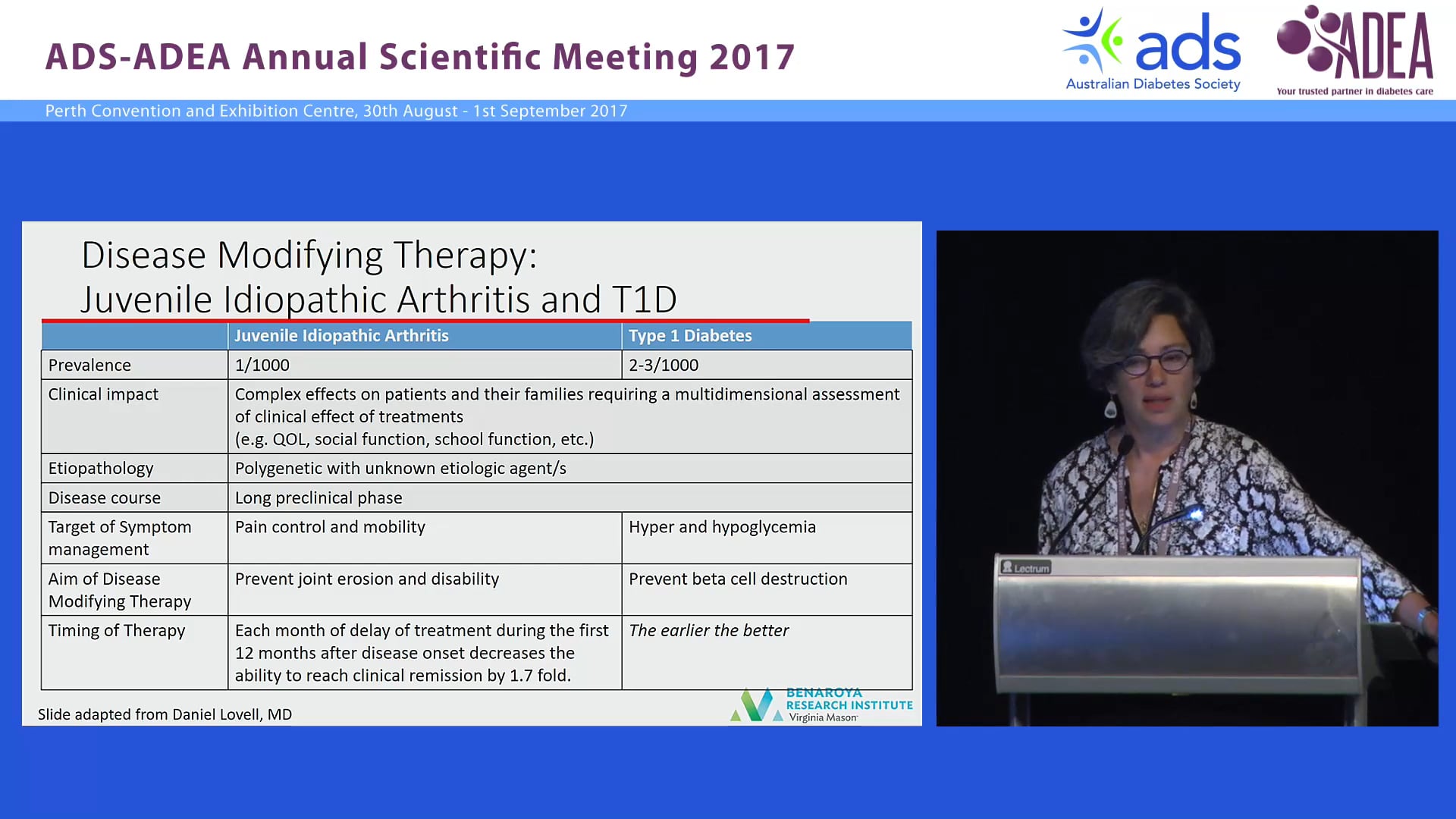 ADS-ADEA Plenary Disease Modifying Therapy in T1D What an endocrinologist needs to know Carla Greenbaum