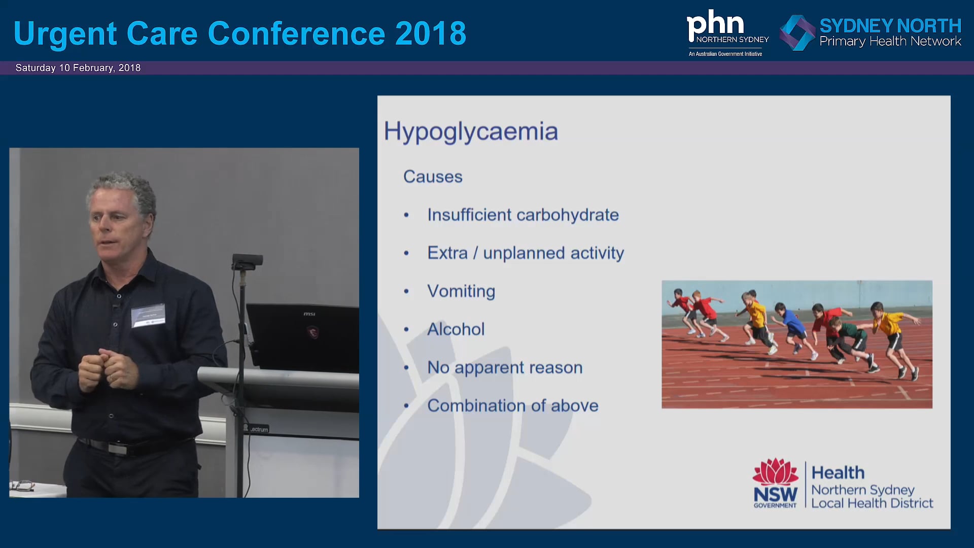 Diabetes preventing an ED presentation George Baker