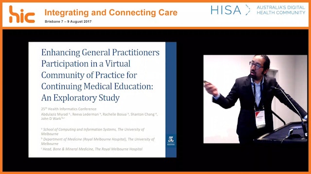 Enhancing general practitioners participation in a virtual community of practice for continuing medical education An exploratory study Abdulaziz Murad