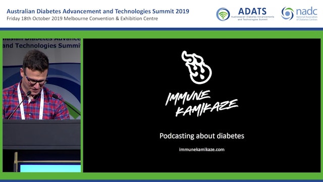 Immune Kamikaze Podcasting about diabetes Darcy Hughes