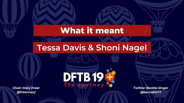 What it meant Tessa Davis and Shoni N...