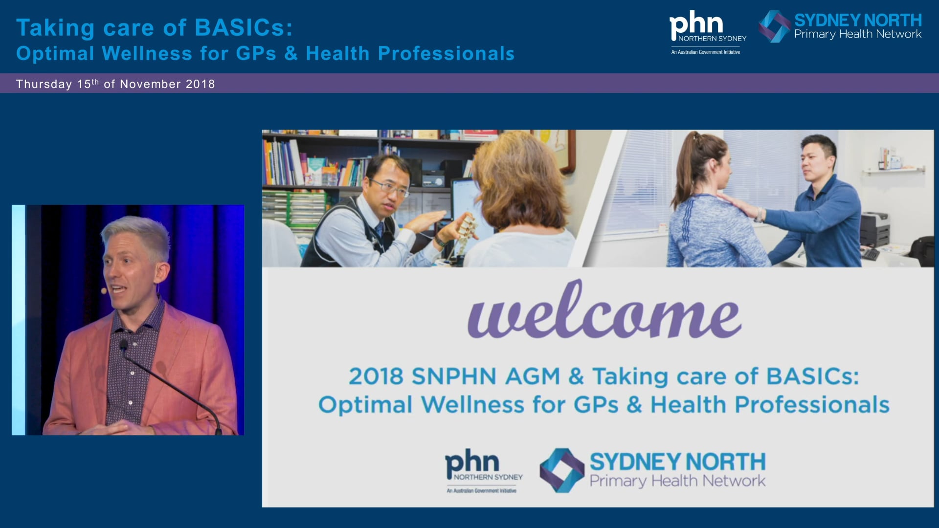 Optimal wellness for GPs and HCPs Overview Dr Bradley McKay