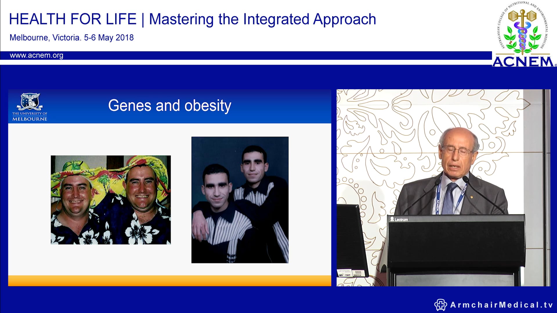 Weight gain over a lifetime Prof Emeritus Joseph Proietto