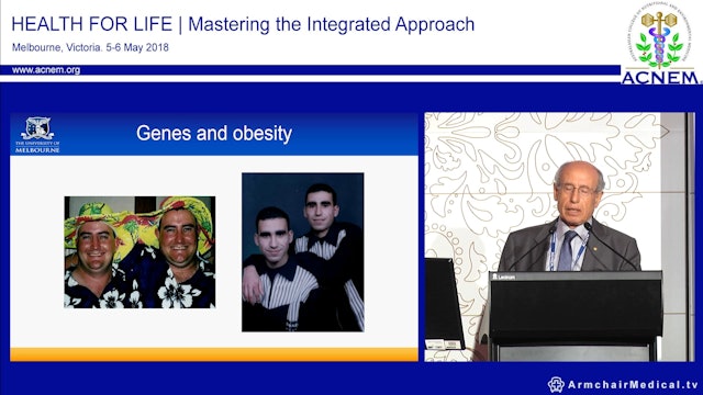 Weight gain over a lifetime Prof Emeritus Joseph Proietto