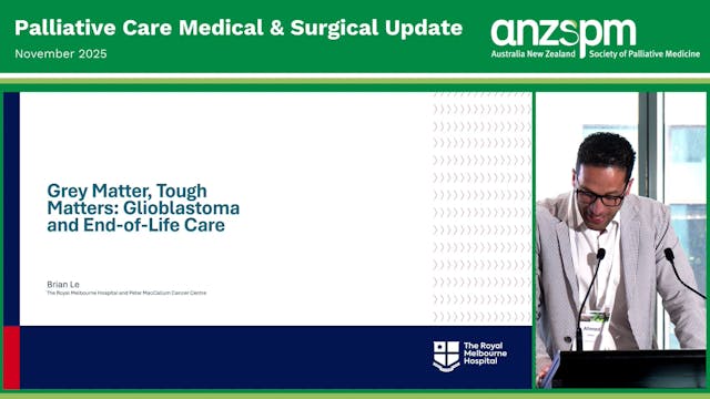 Glioblastoma - Palliative Care Perspe...