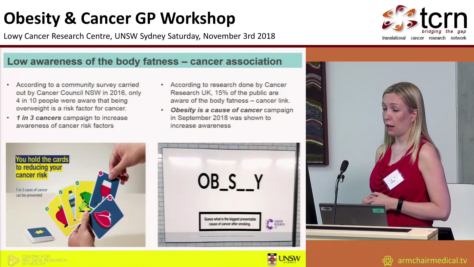 Lifestyle and cancer incidence in Australia Dr Maarit Laaksonen