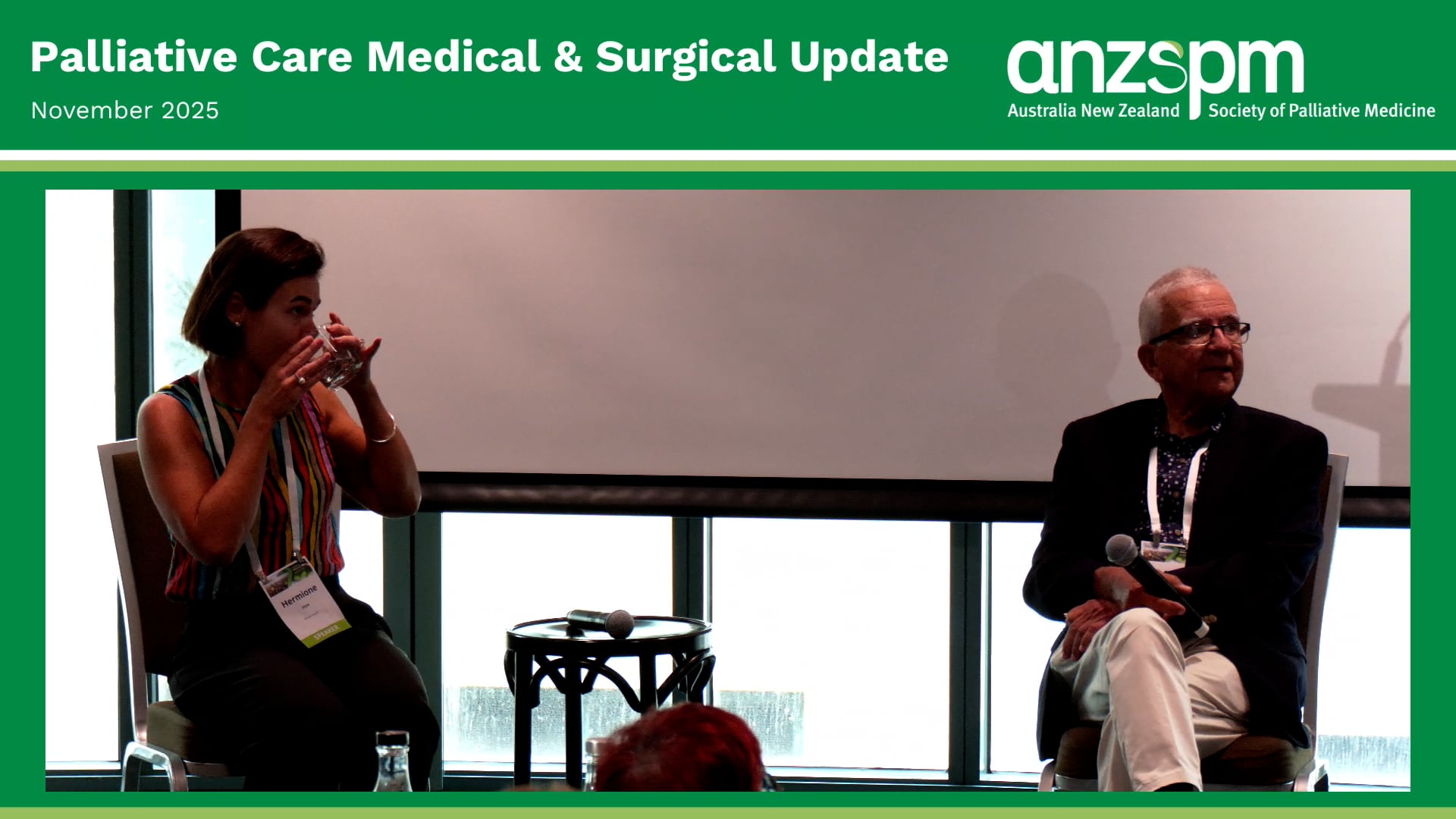 Ulcers and Other Wound Challenges in Palliative Care Panel discussion Dr Pat Aldons & Hermione Shea