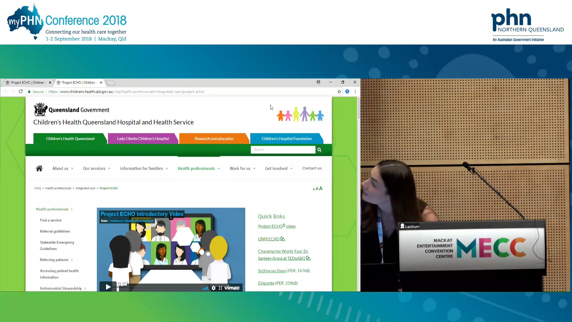 Project ECHO Harnessing telementoring capability for building workforce capacity and capability Hannah Johnson
