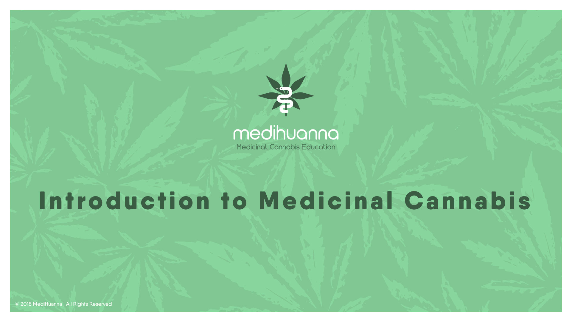 Introduction to Medicinal Cannabis
