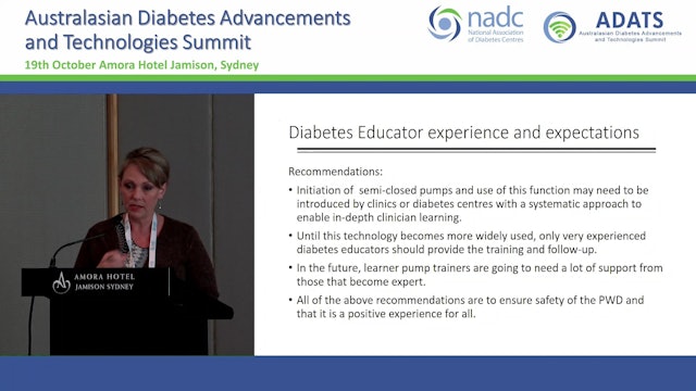 Automated insulin delivery in type 1 Diabetes Diabetes Nurse Educator Perspective Melinda Mus