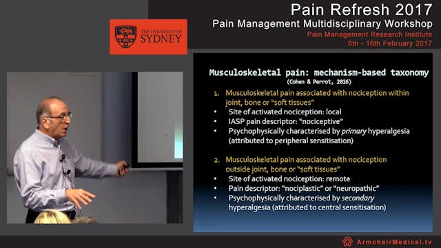 Overview of musculoskeletal pain Part...