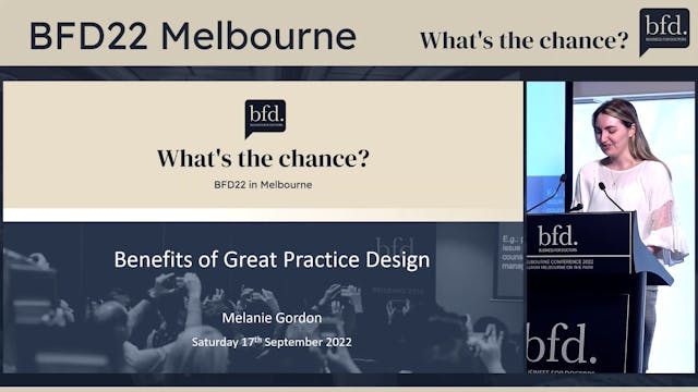Benefits of great practice design Mel...