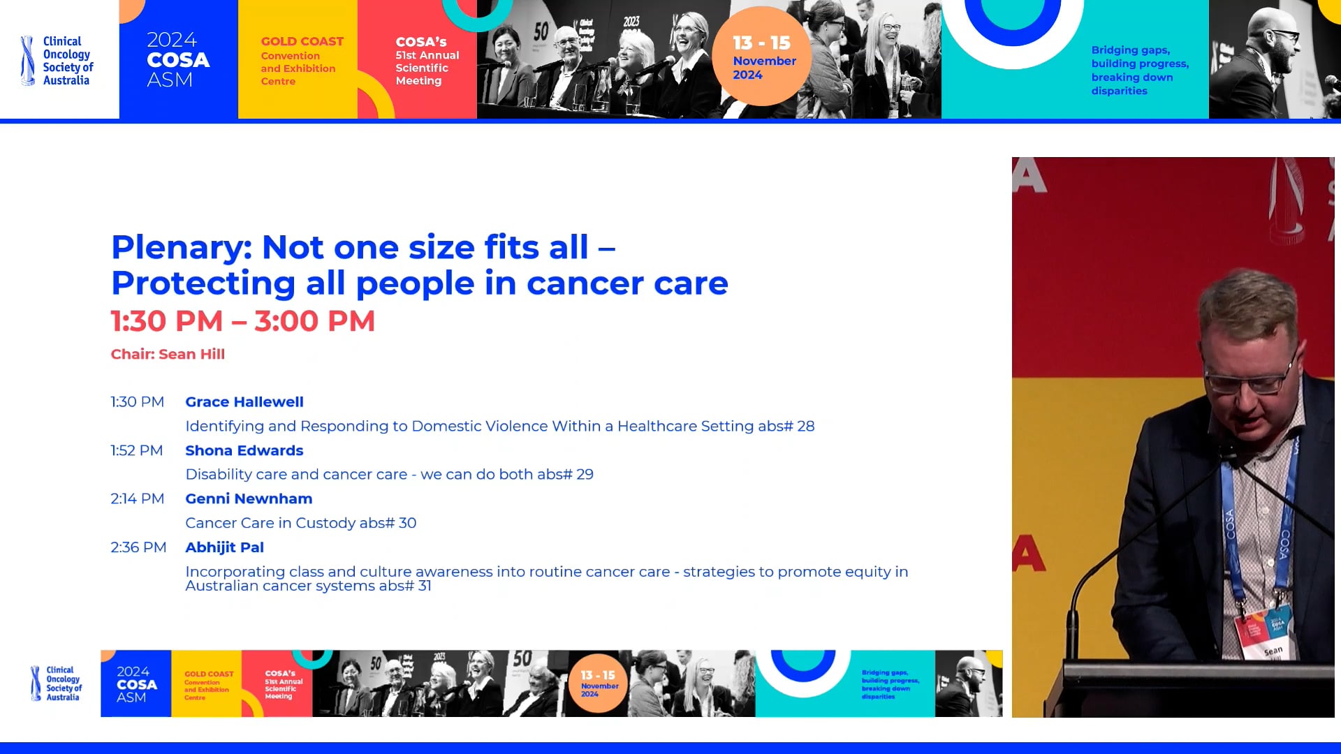 Incorporating class and culture awareness into routine cancer care - strategies to promote equity in Australian cancer systems Dr Abhijit PAL