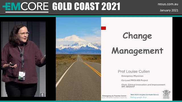 Change management Prof Louise Cullen