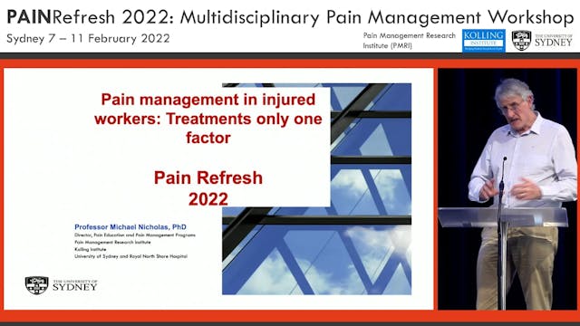 Friday - Pain Management in injured w...