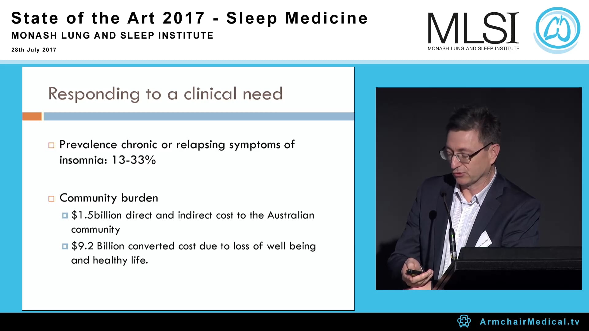 Multidisciplinary care for insomnia Where pharmacotherapy may fit in A Prof Darren Mansfield